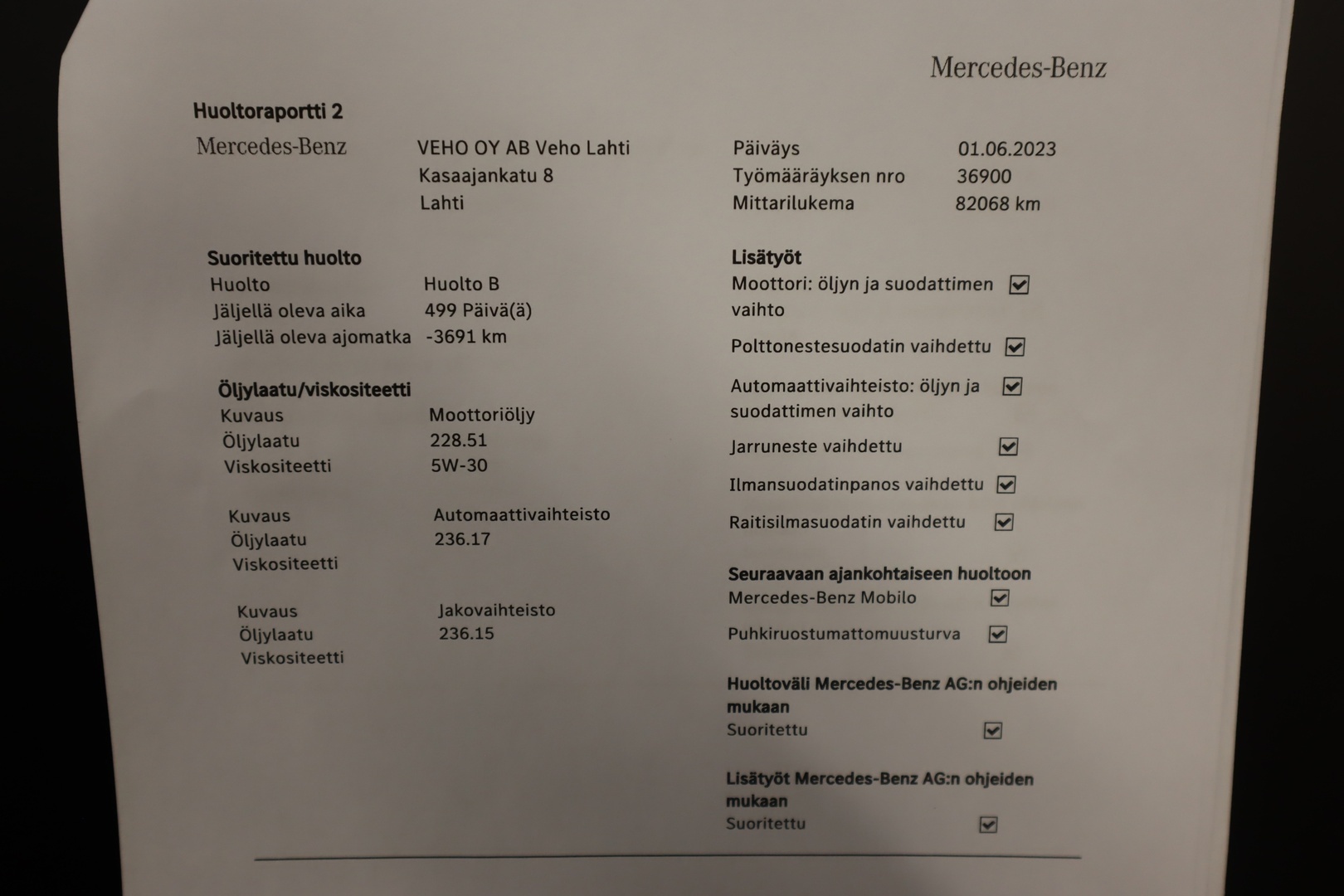 MERCEDES-BENZ Vito 2021