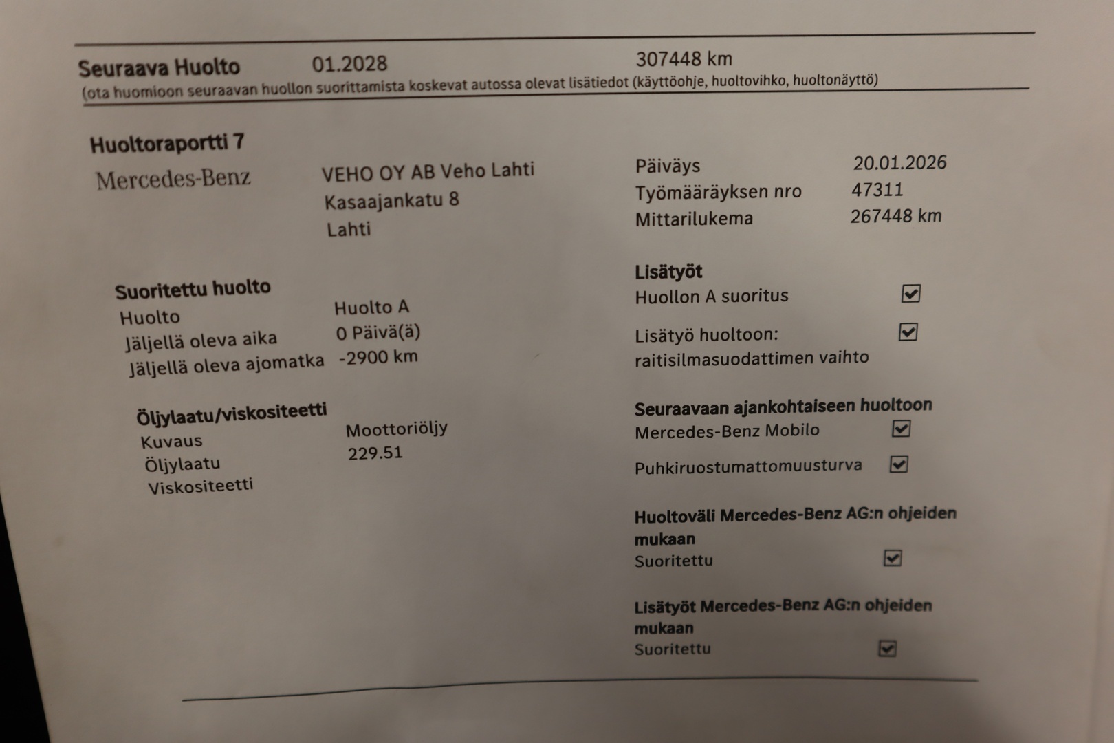 MERCEDES-BENZ Vito 2021