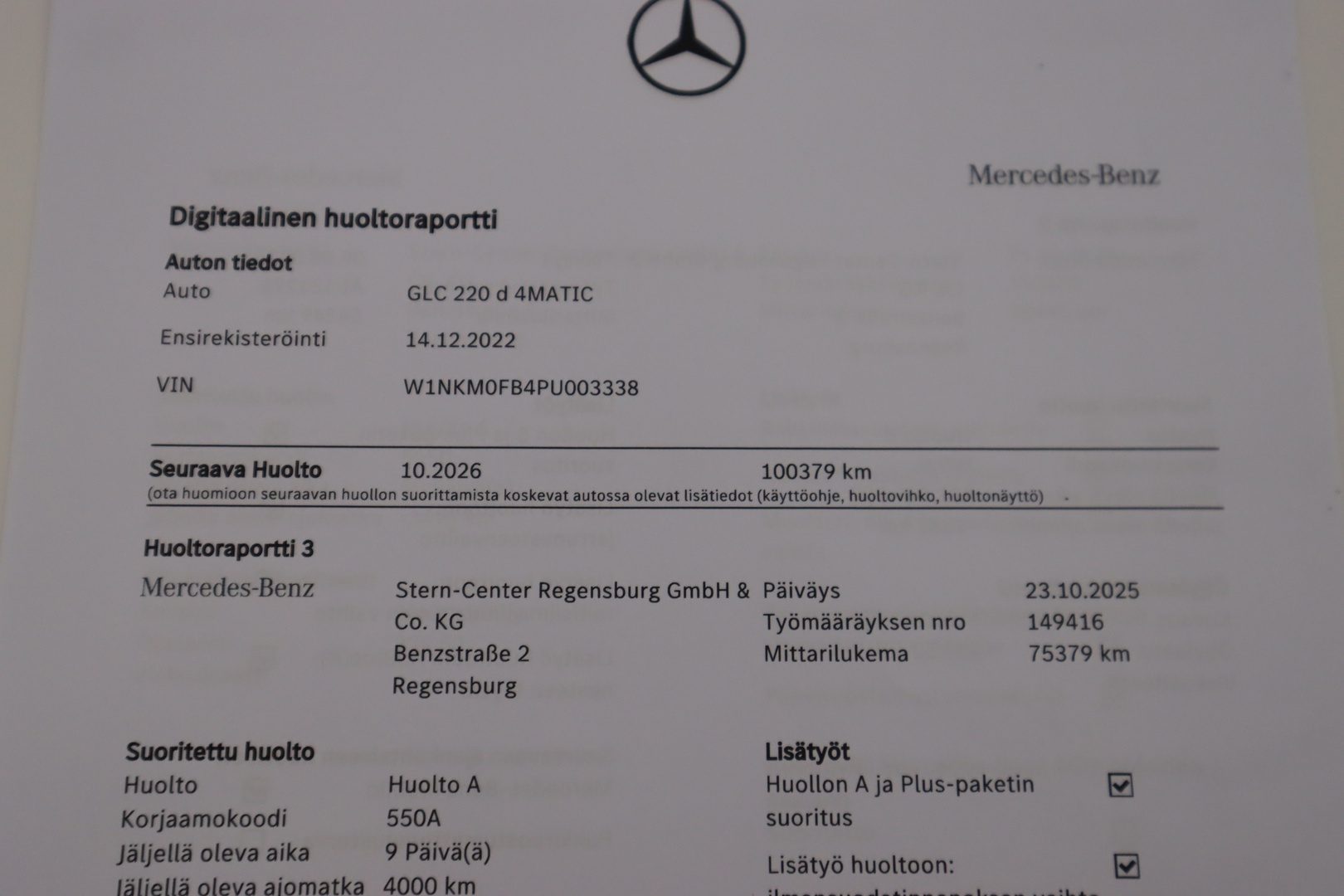 MERCEDES-BENZ GLC 2023