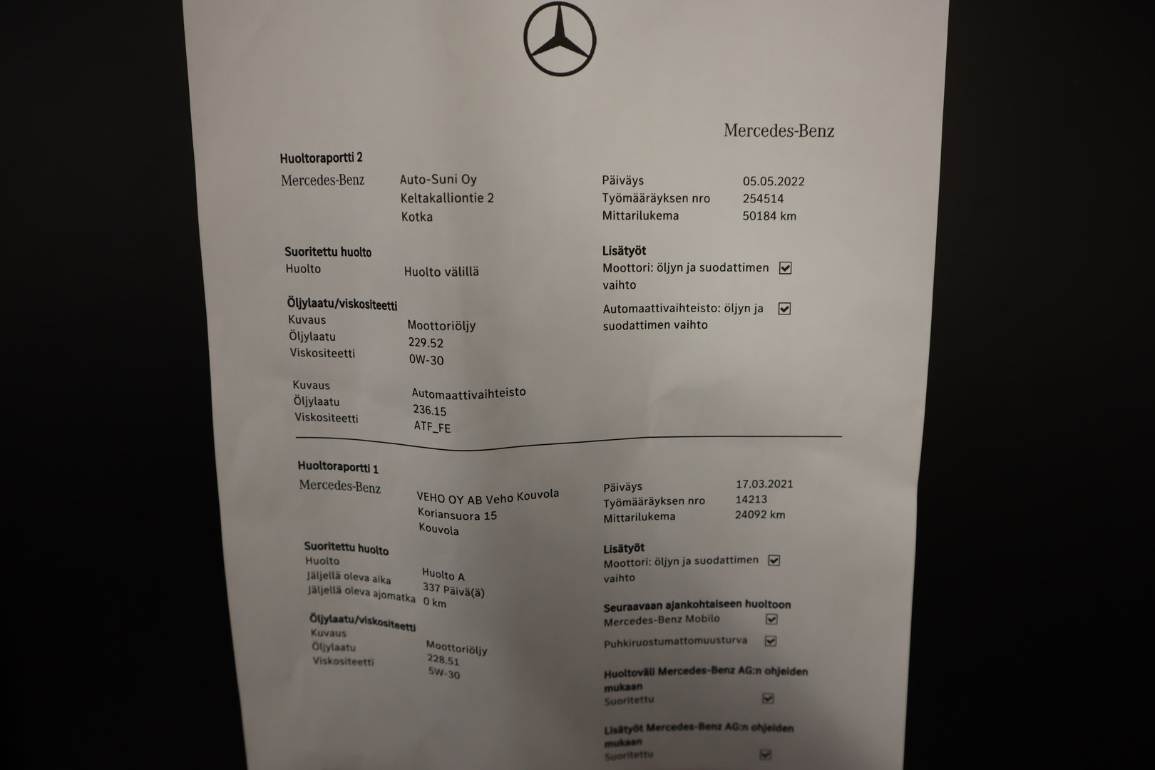 MERCEDES-BENZ Vito 2020