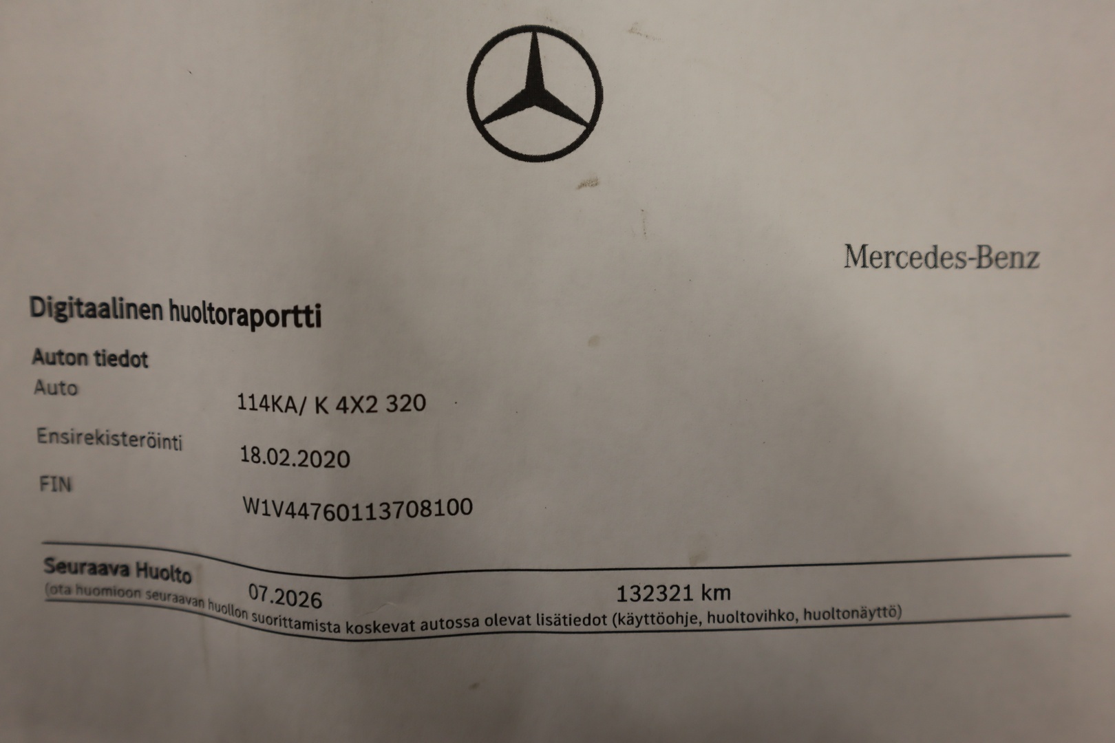 MERCEDES-BENZ Vito 2020