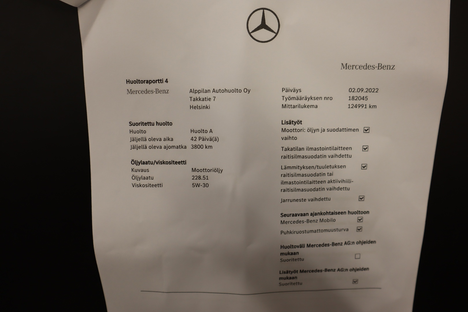 MERCEDES-BENZ Vito 2014