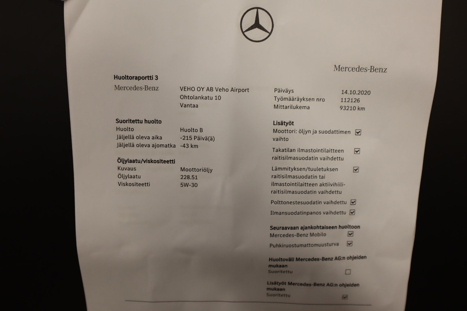 MERCEDES-BENZ Vito 2014