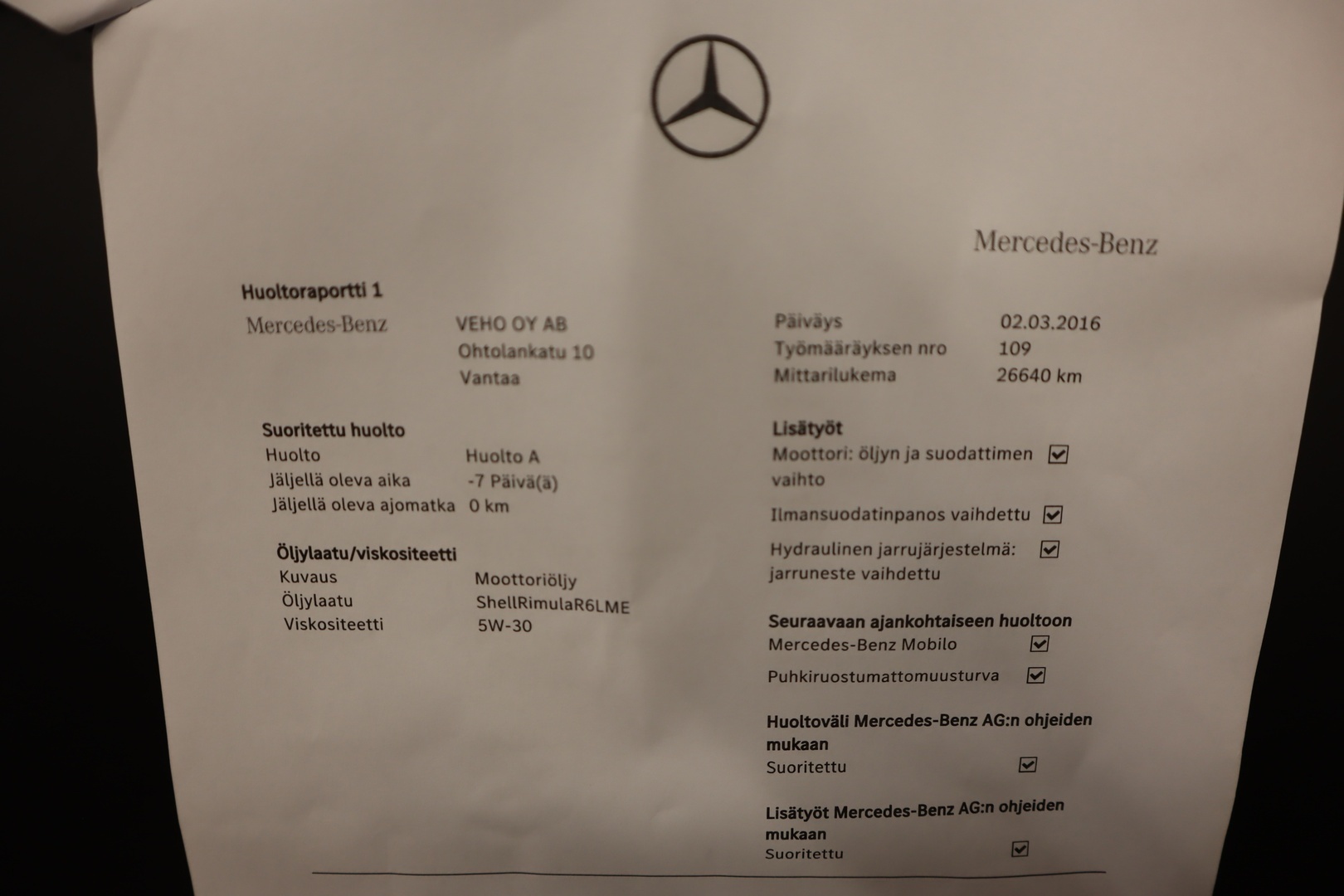 MERCEDES-BENZ Vito 2014