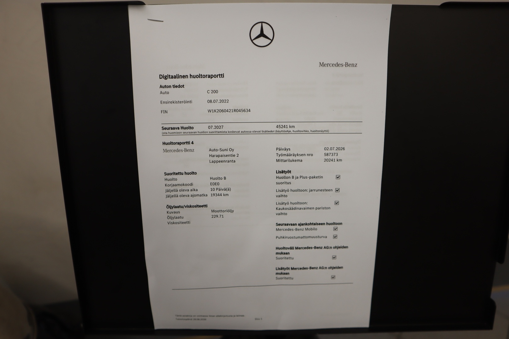 MERCEDES-BENZ C 2022