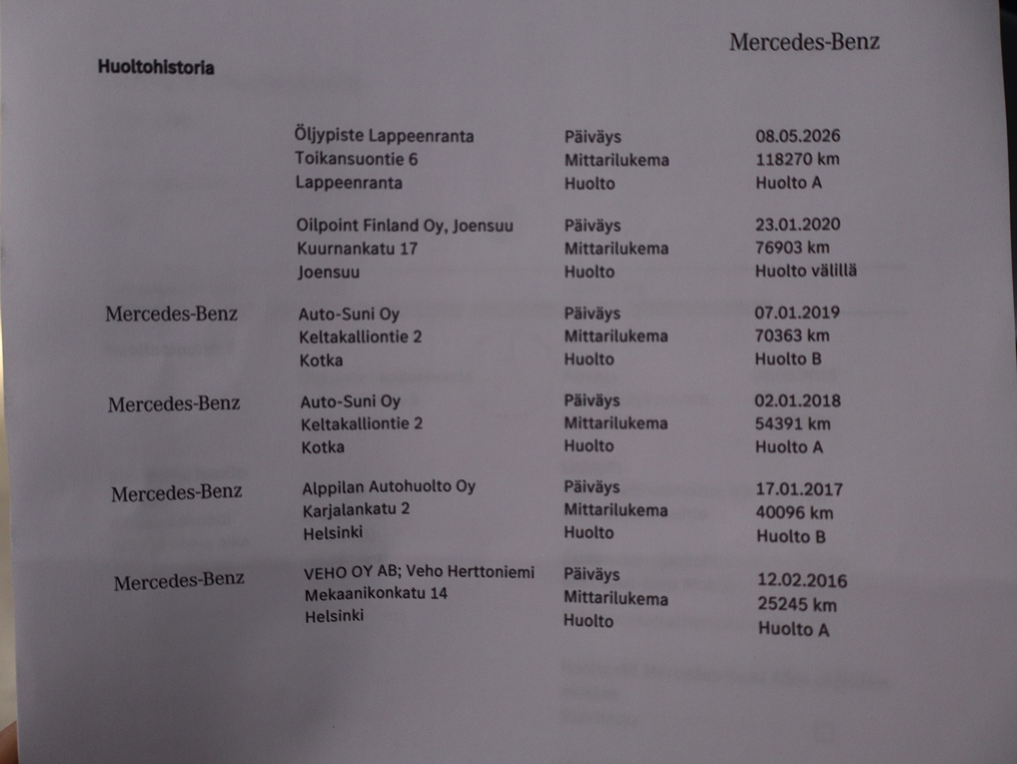 MERCEDES-BENZ B 2015
