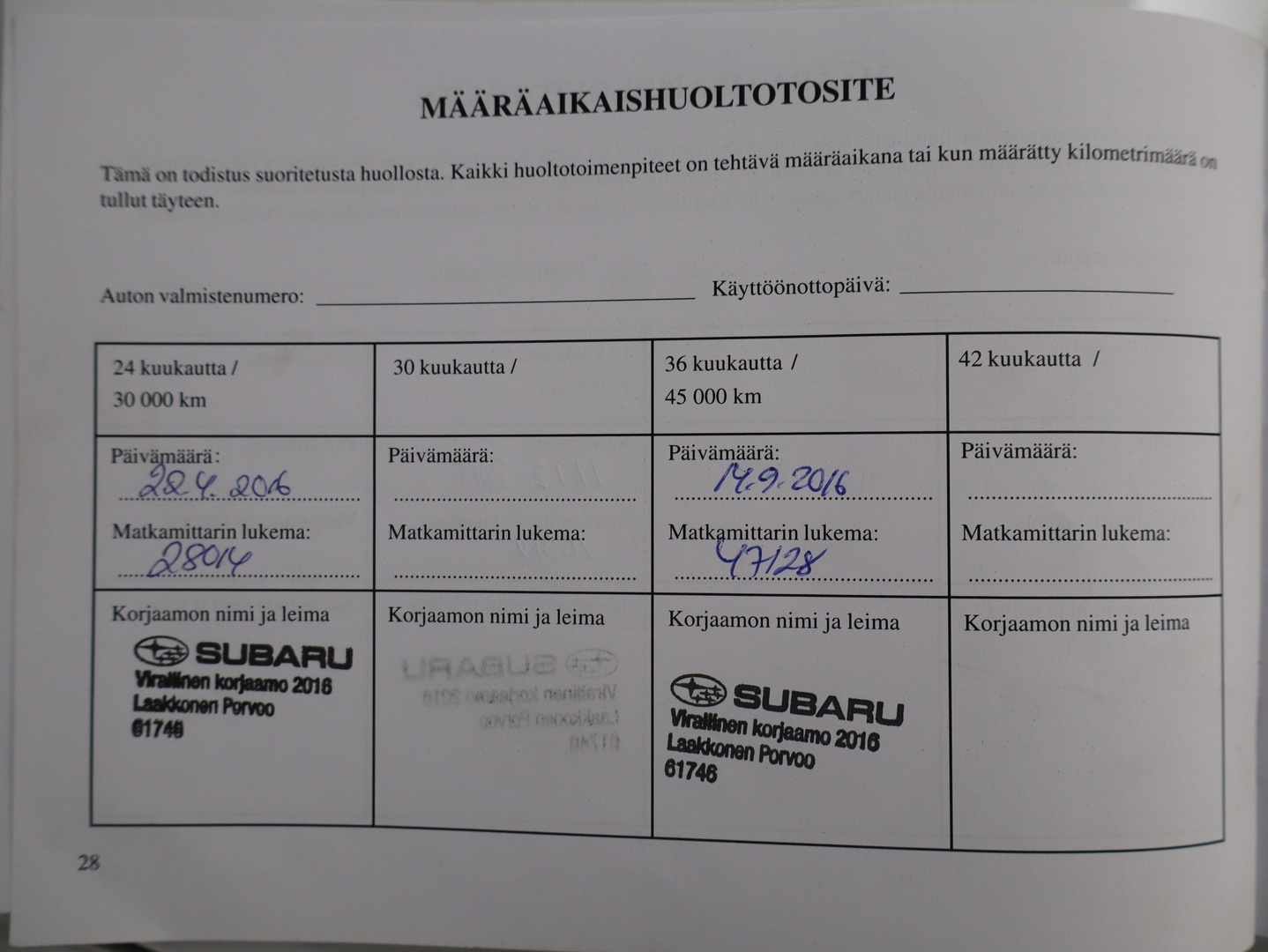 SUBARU Forester 2015