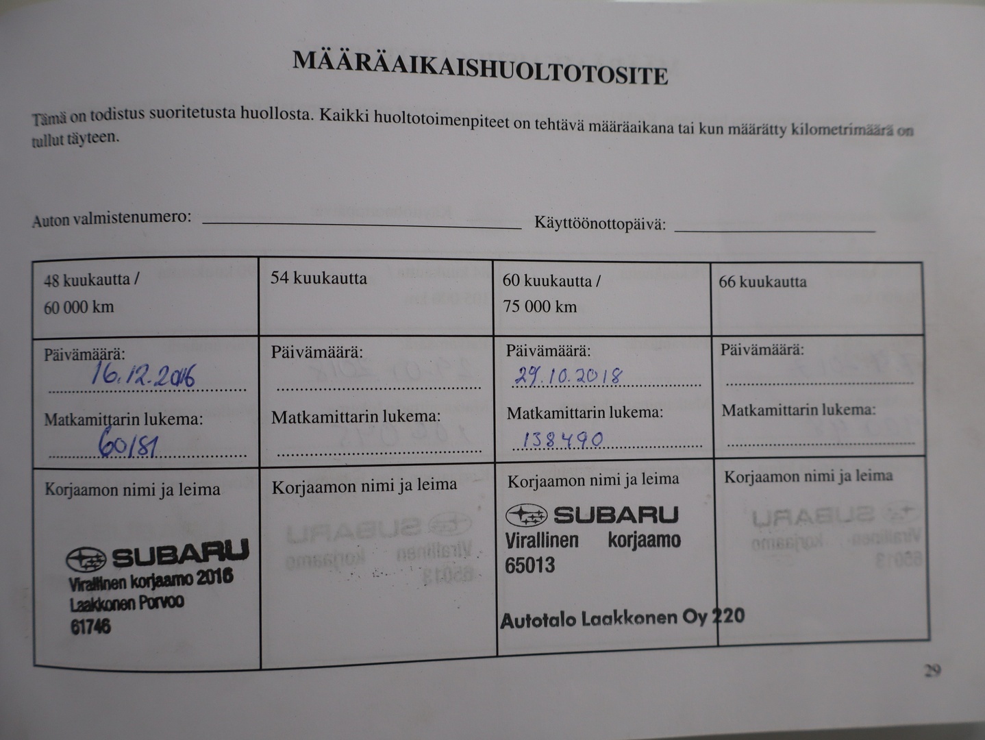 SUBARU Forester 2015