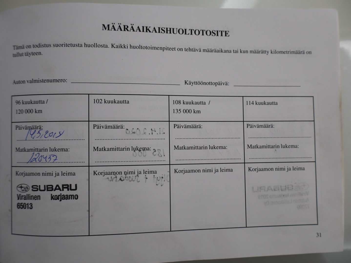 SUBARU Forester 2015