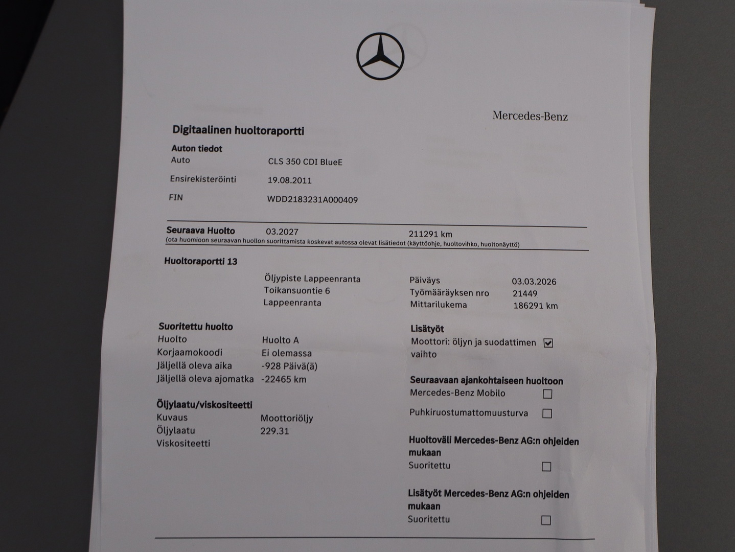 MERCEDES-BENZ CLS 2011