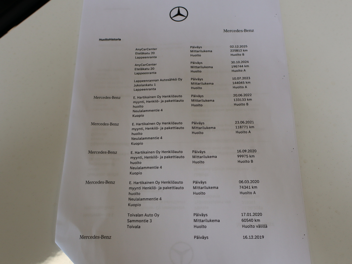 MERCEDES-BENZ E 2019