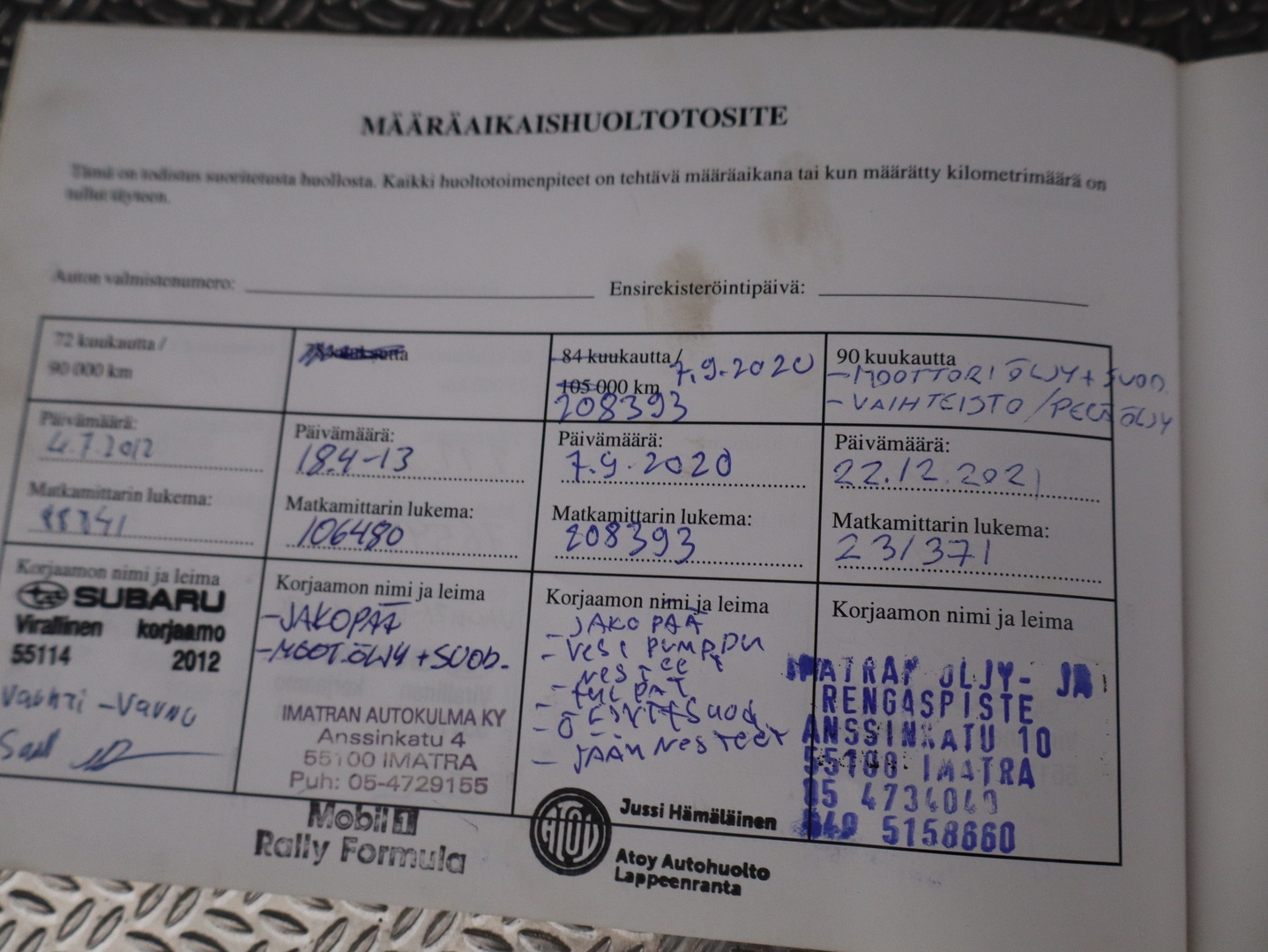 SUBARU Forester 2008