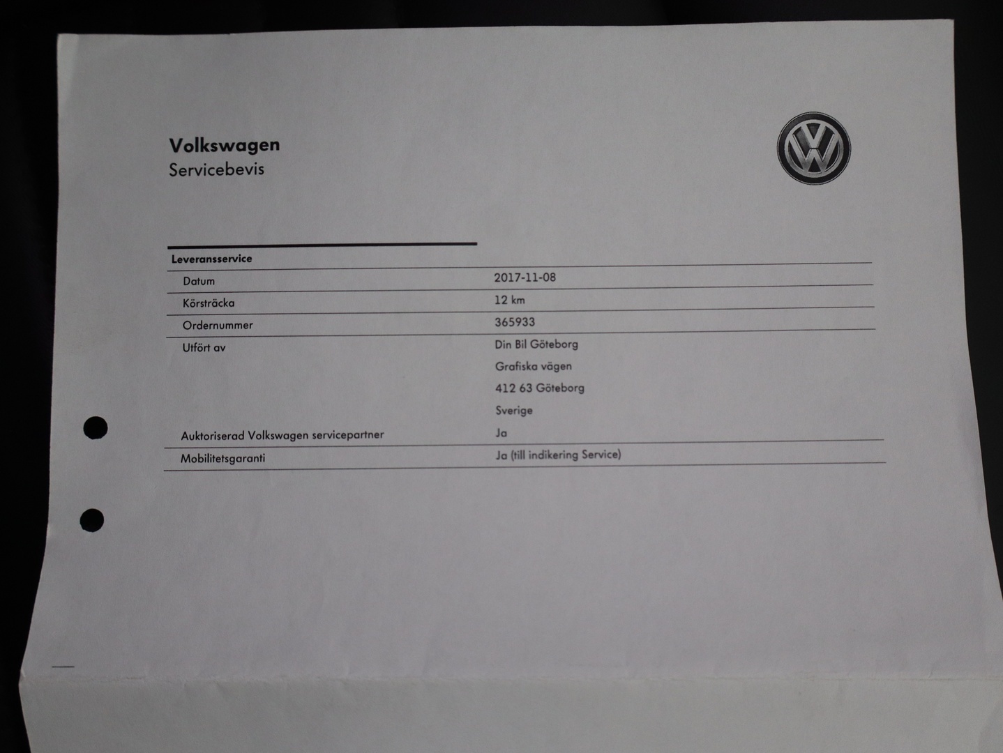 VOLKSWAGEN Passat 2018
