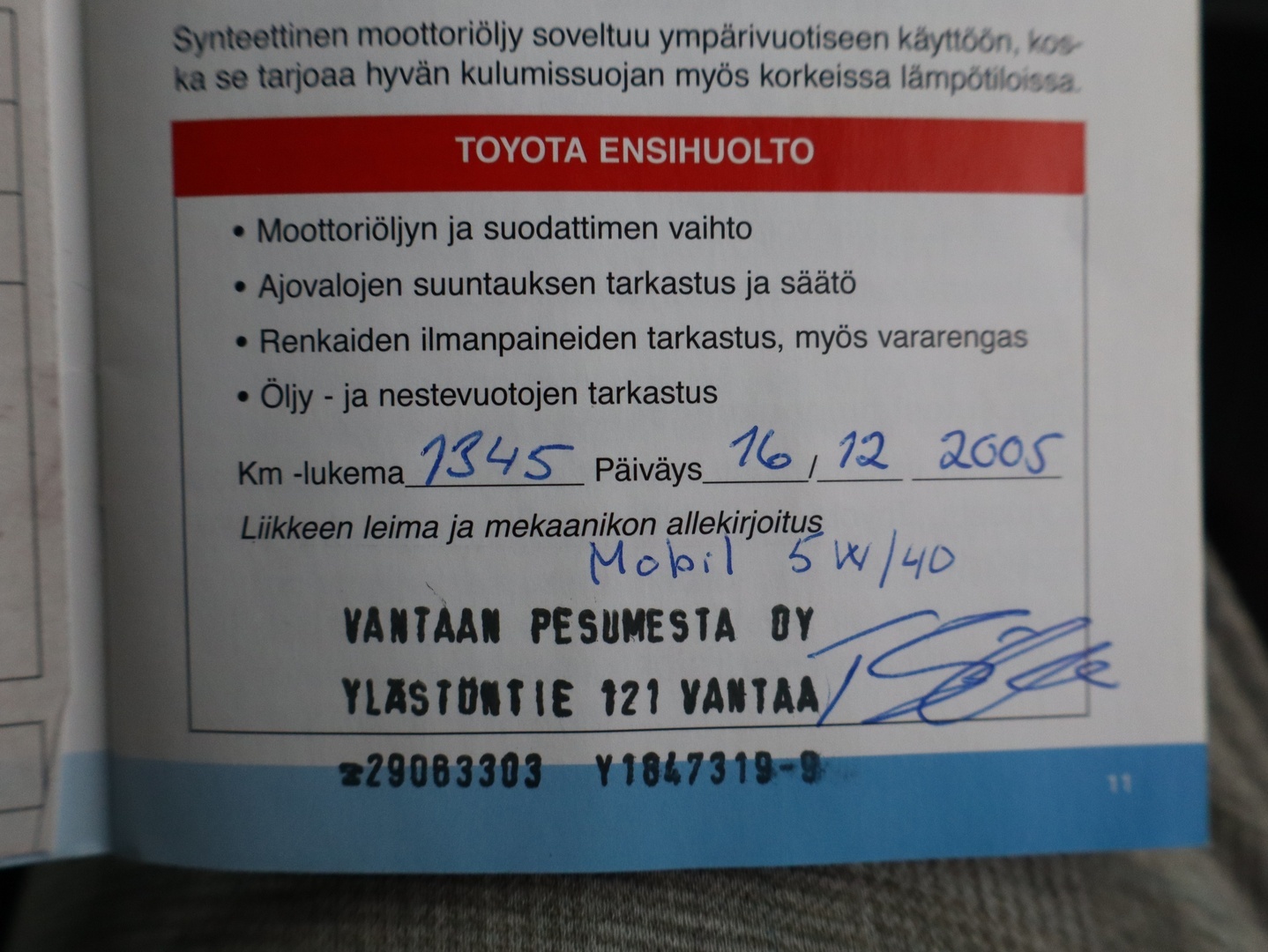 TOYOTA Corolla Verso 2005