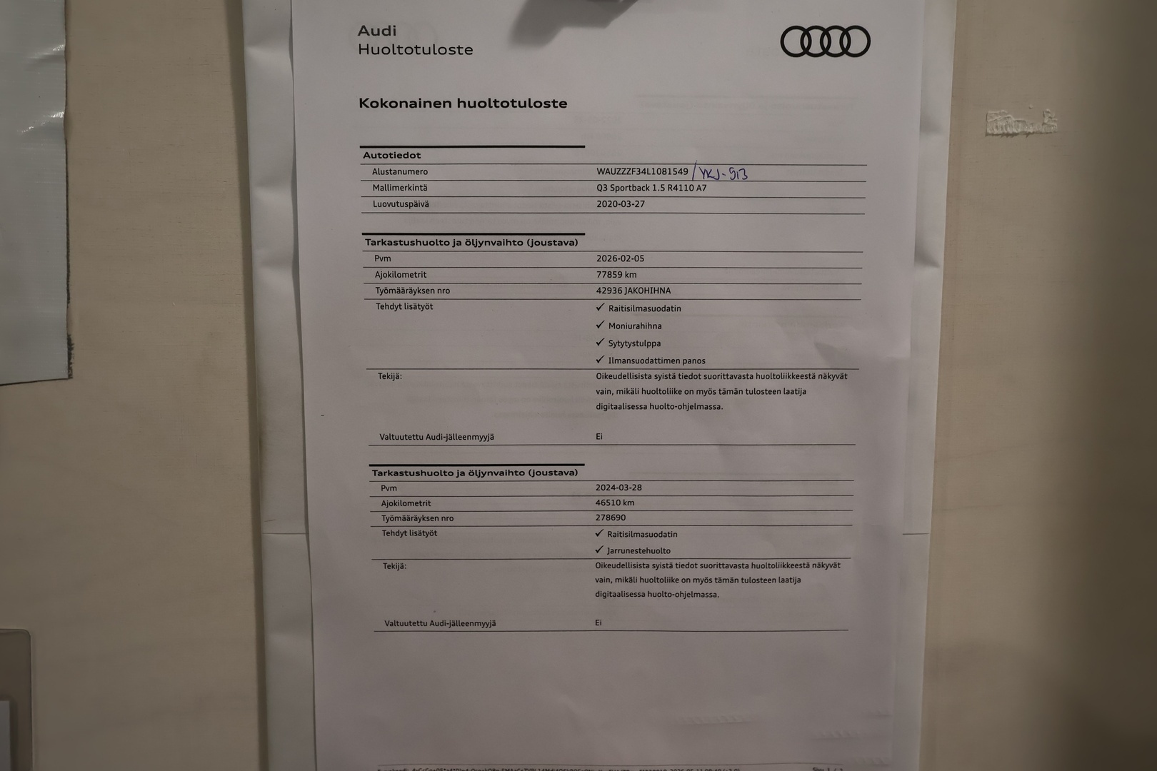 AUDI Q3 2020
