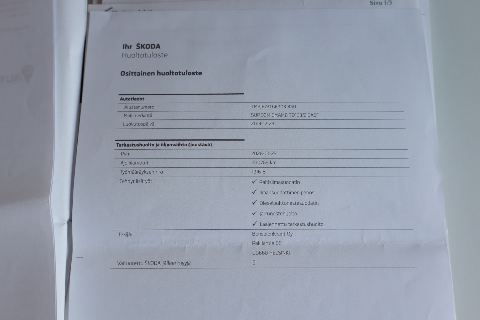 SKODA Superb 2013
