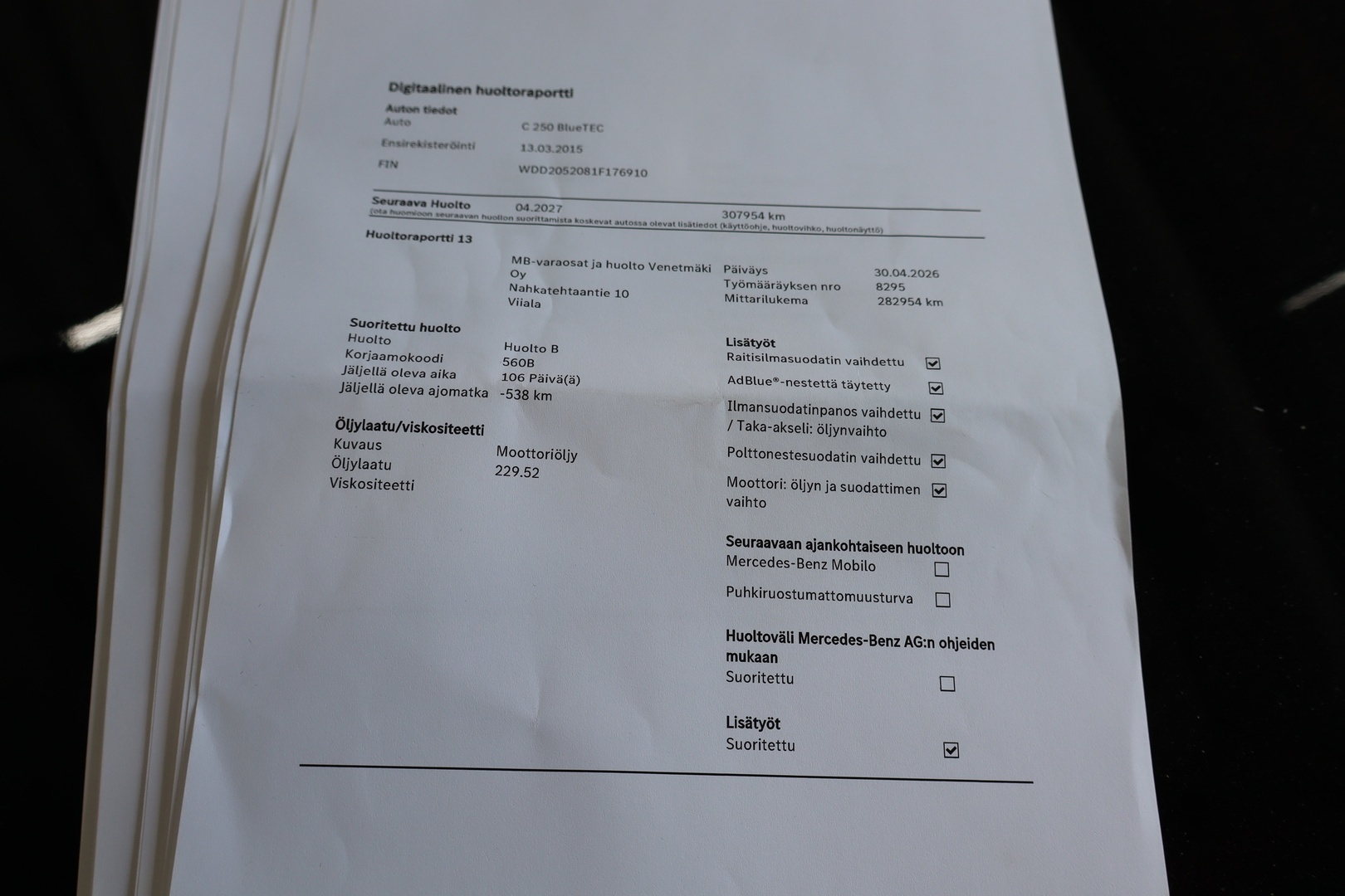 MERCEDES-BENZ C 2015