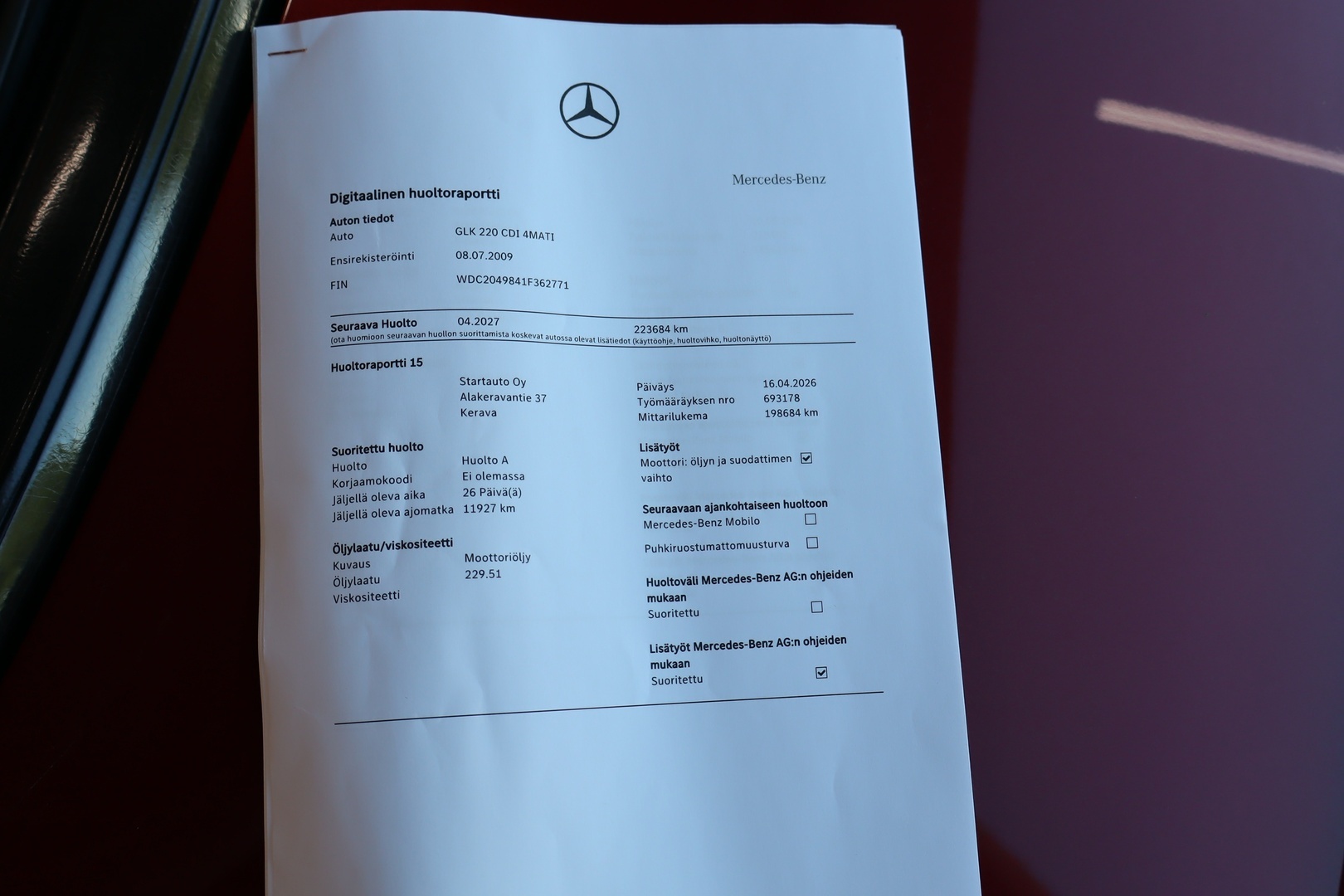 MERCEDES-BENZ GLK 2009