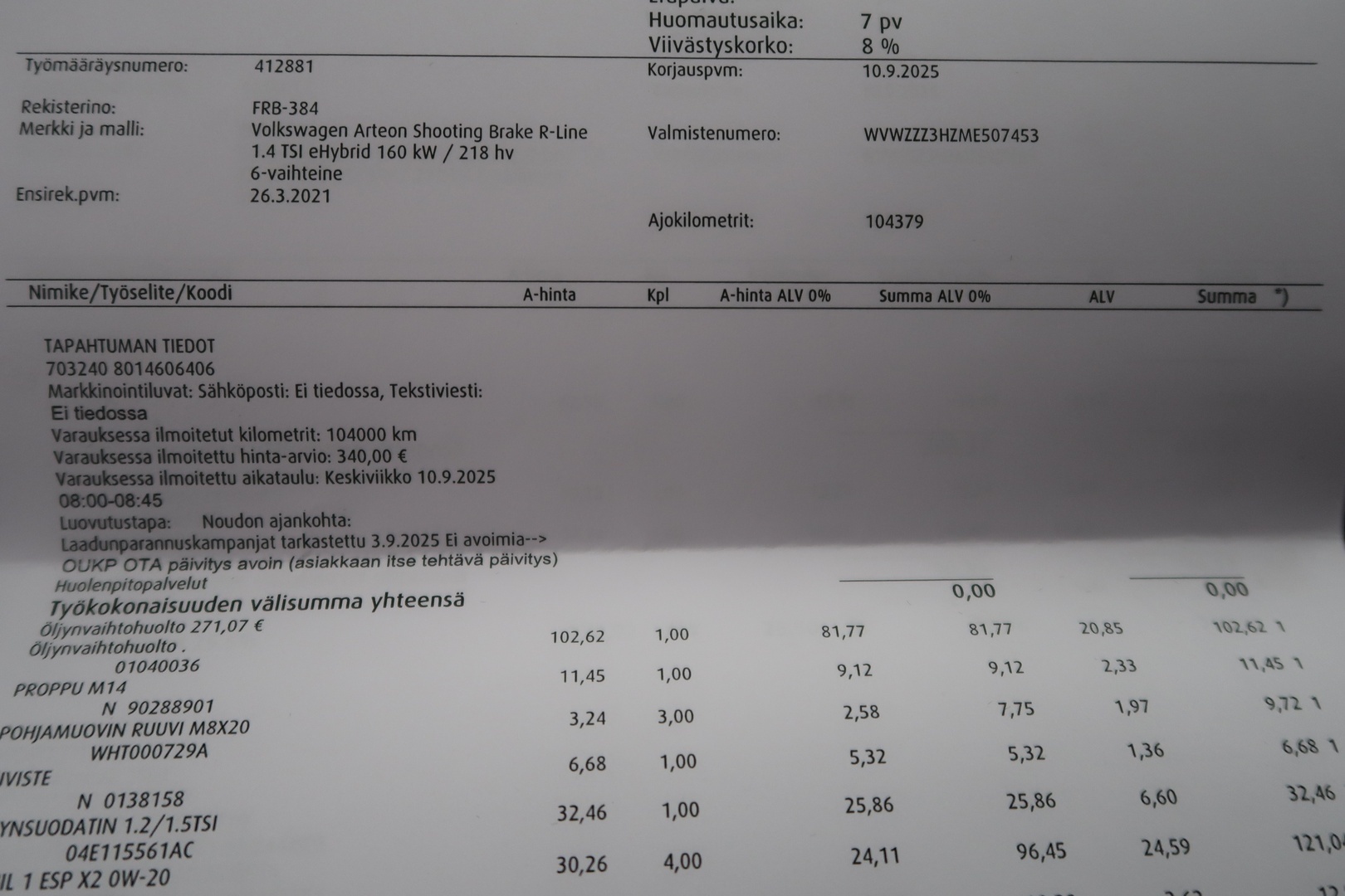 VOLKSWAGEN Arteon 2021