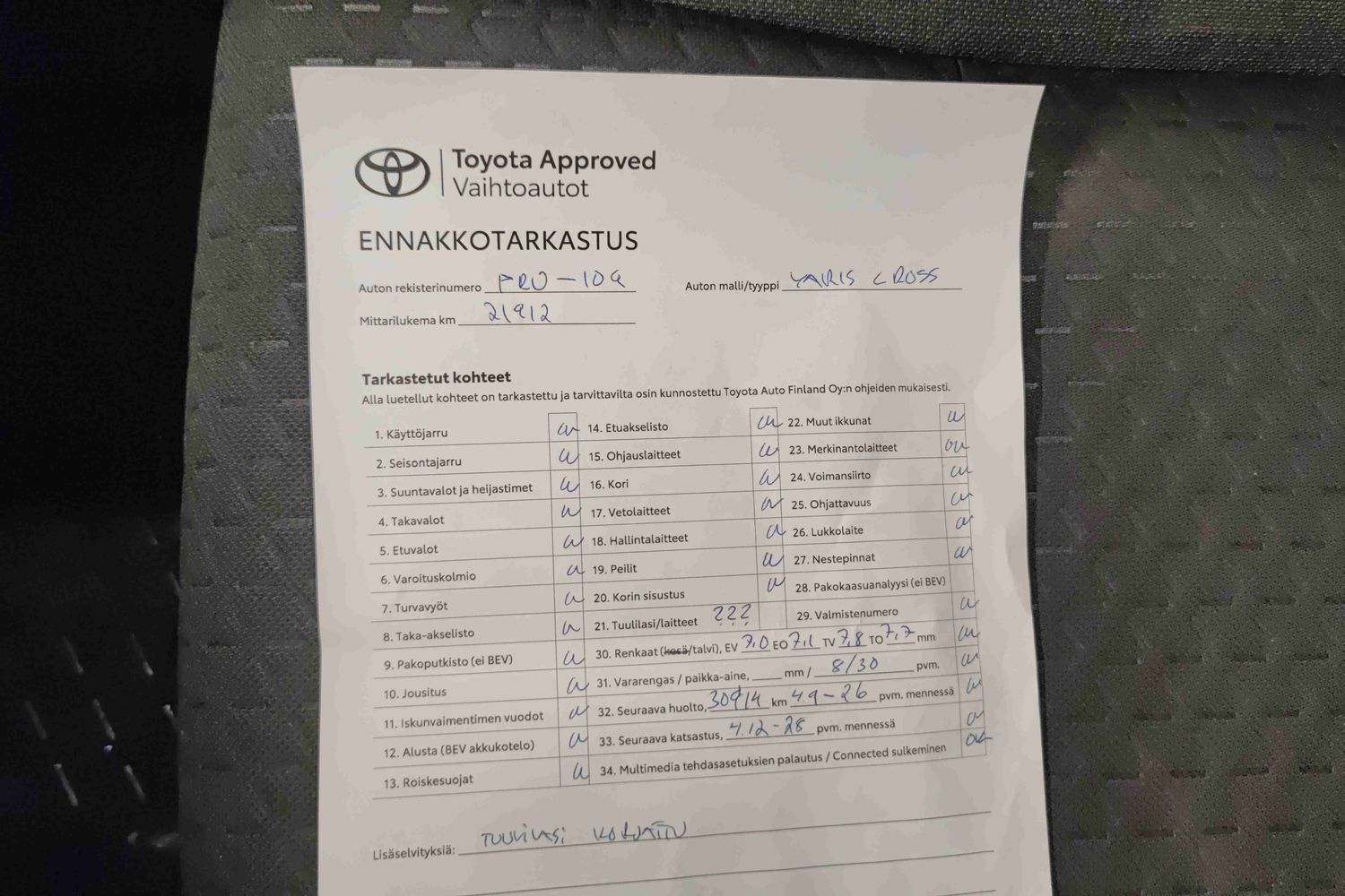 TOYOTA Yaris Cross 2024