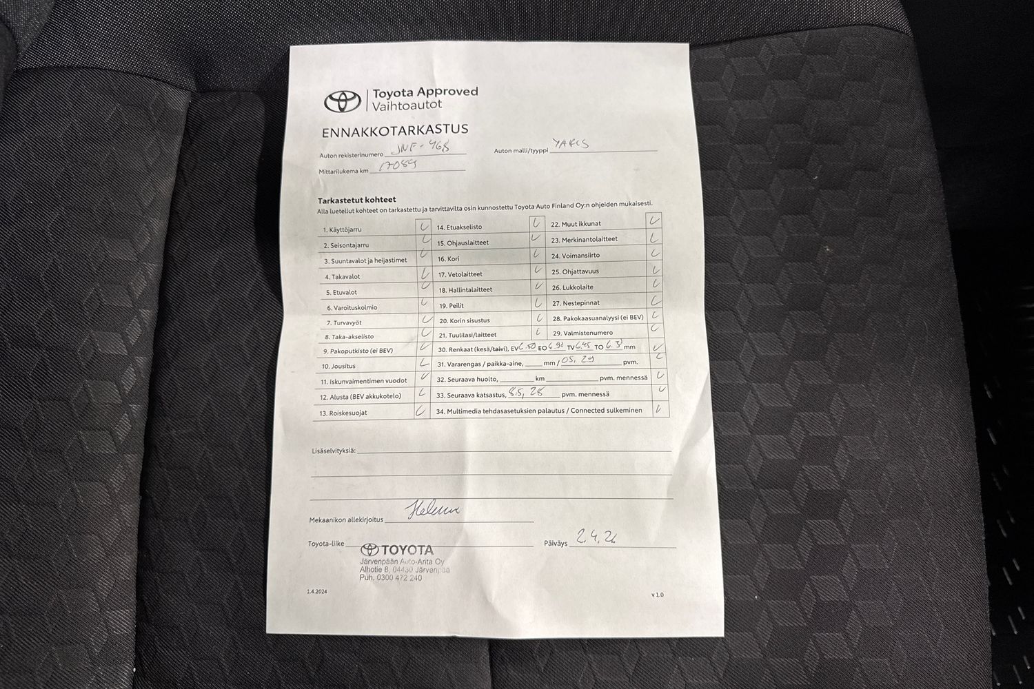 TOYOTA YARIS 2024