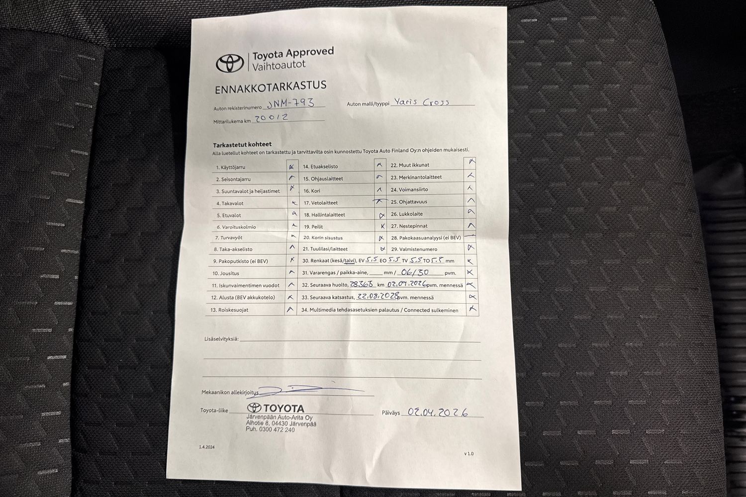 TOYOTA Yaris Cross 2024