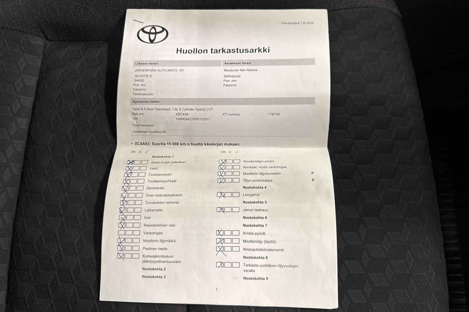 TOYOTA YARIS 2023