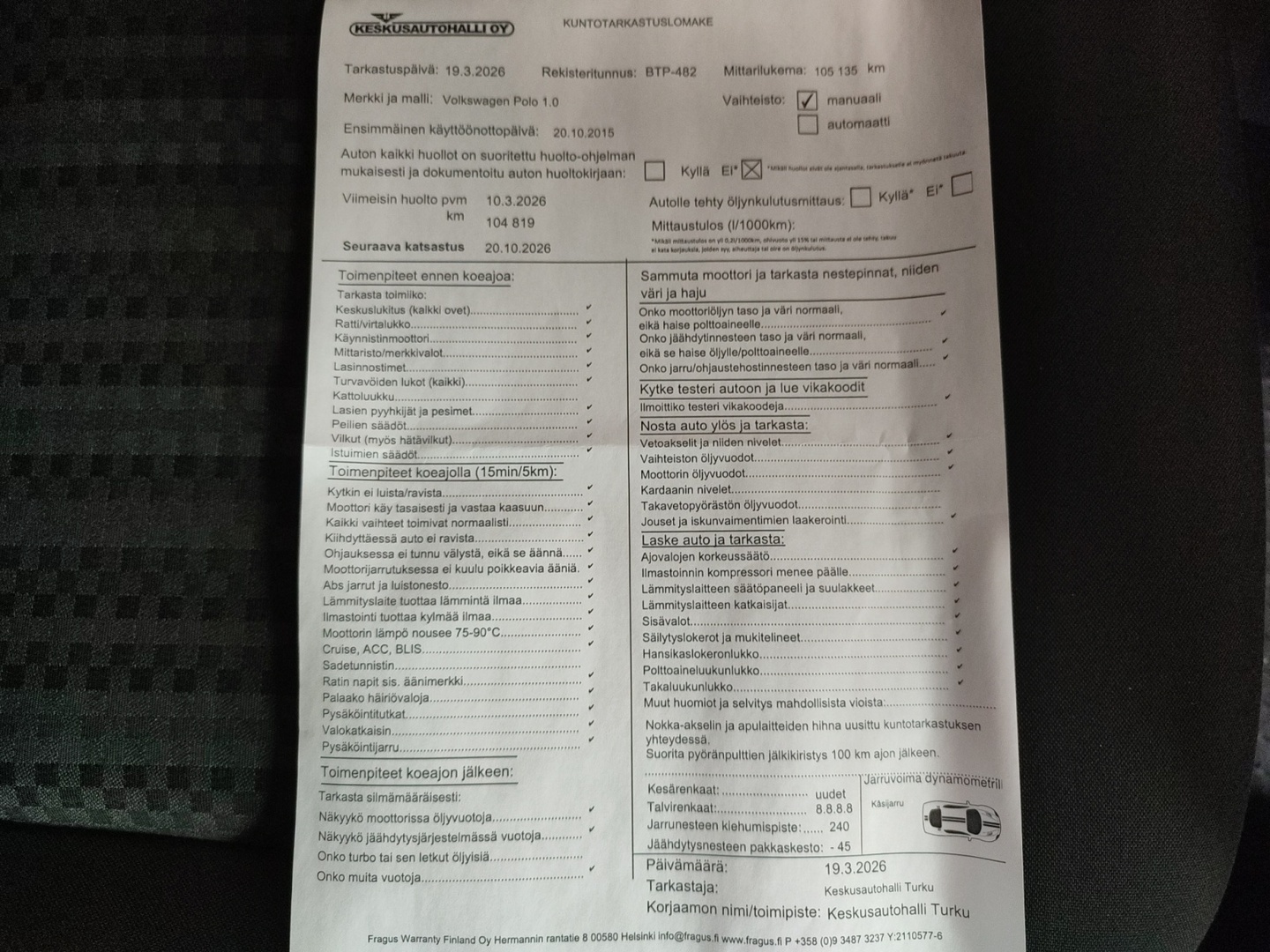 VOLKSWAGEN Polo 2016