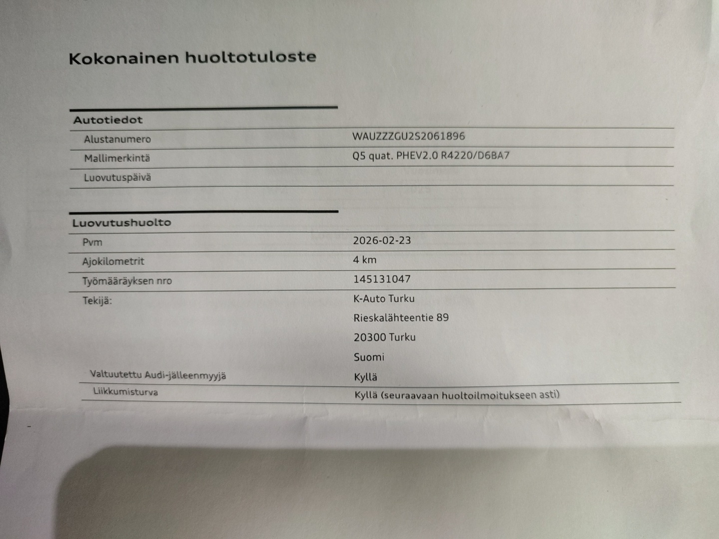 AUDI Q5 2025