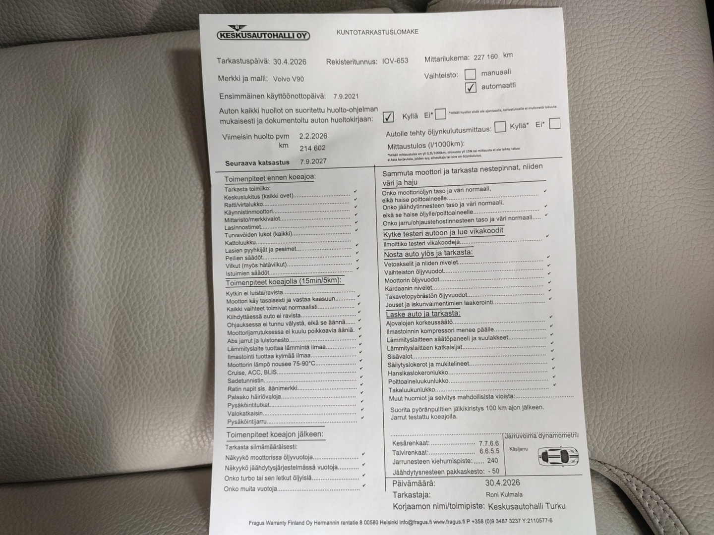VOLVO V90 2022