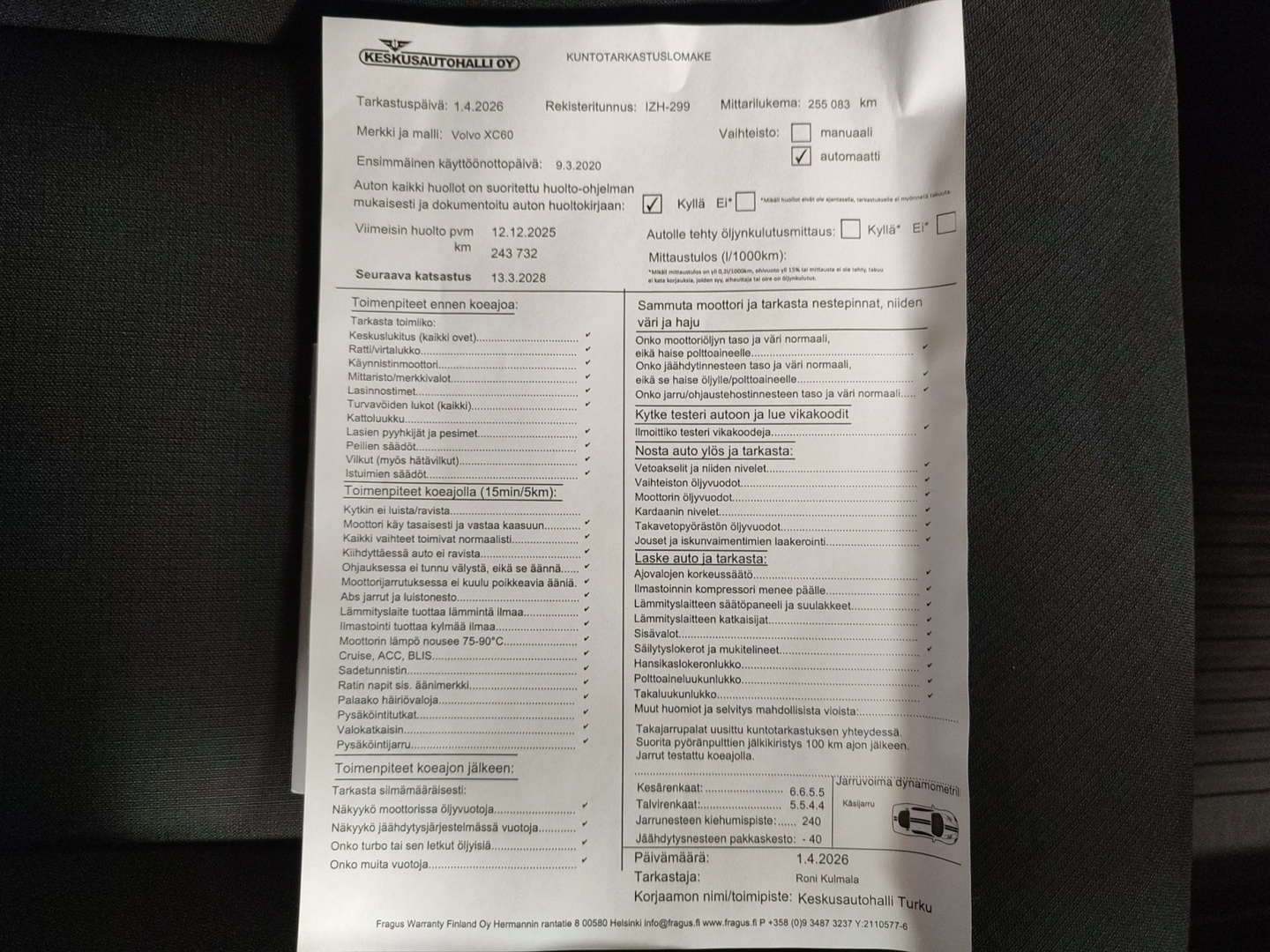 VOLVO XC60 2020