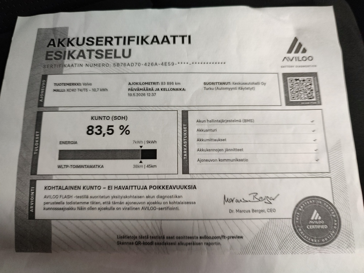 VOLVO XC40 2020