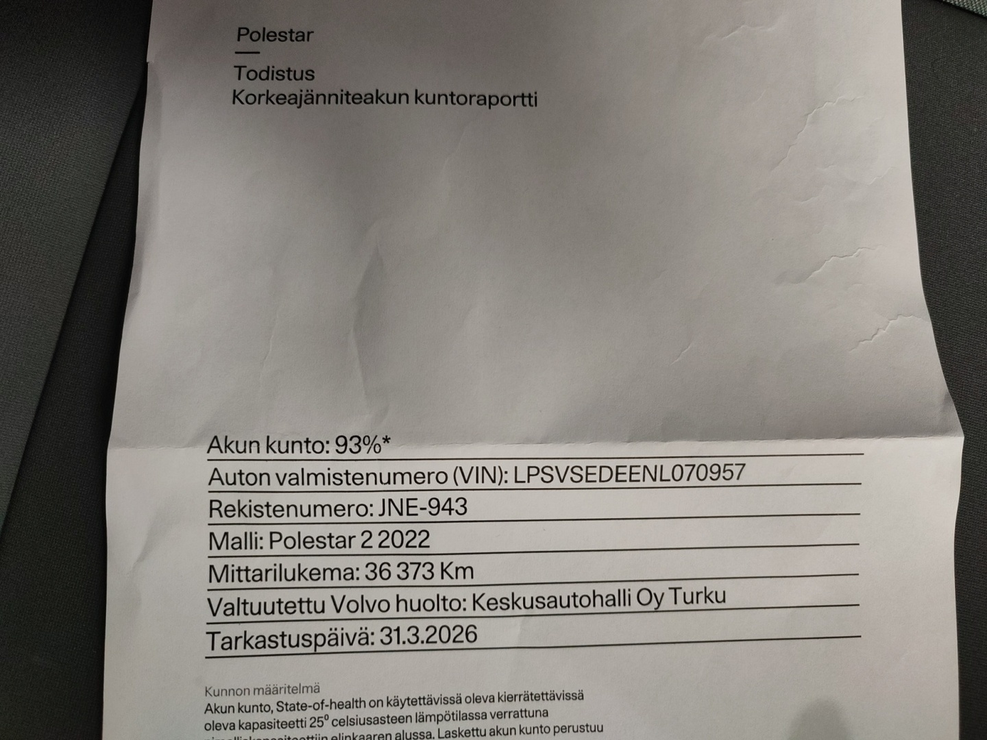 POLESTAR 2 2022