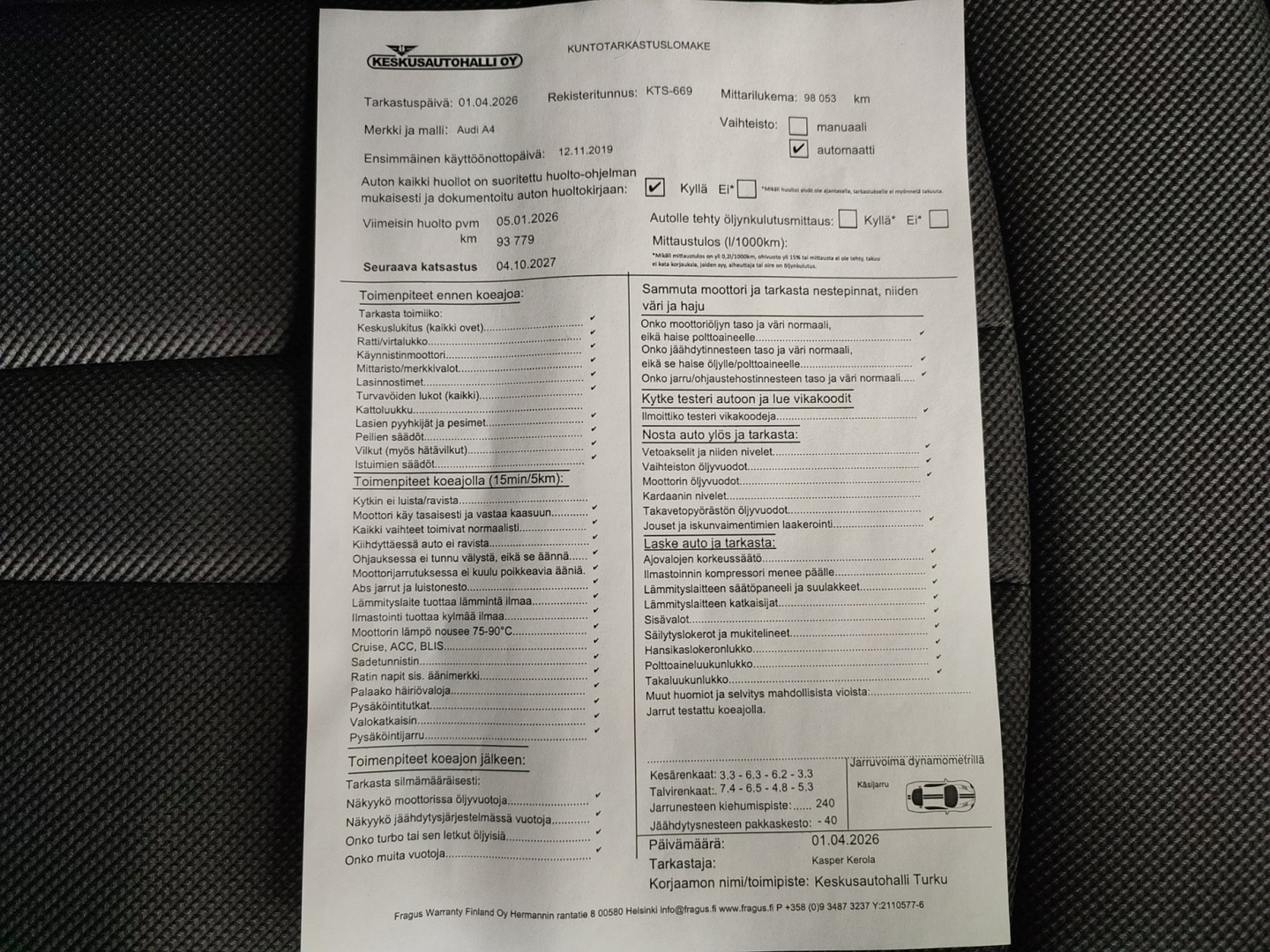 AUDI A4 2020