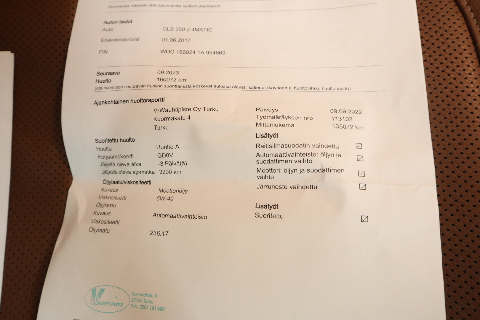 MERCEDES-BENZ GLS 2017