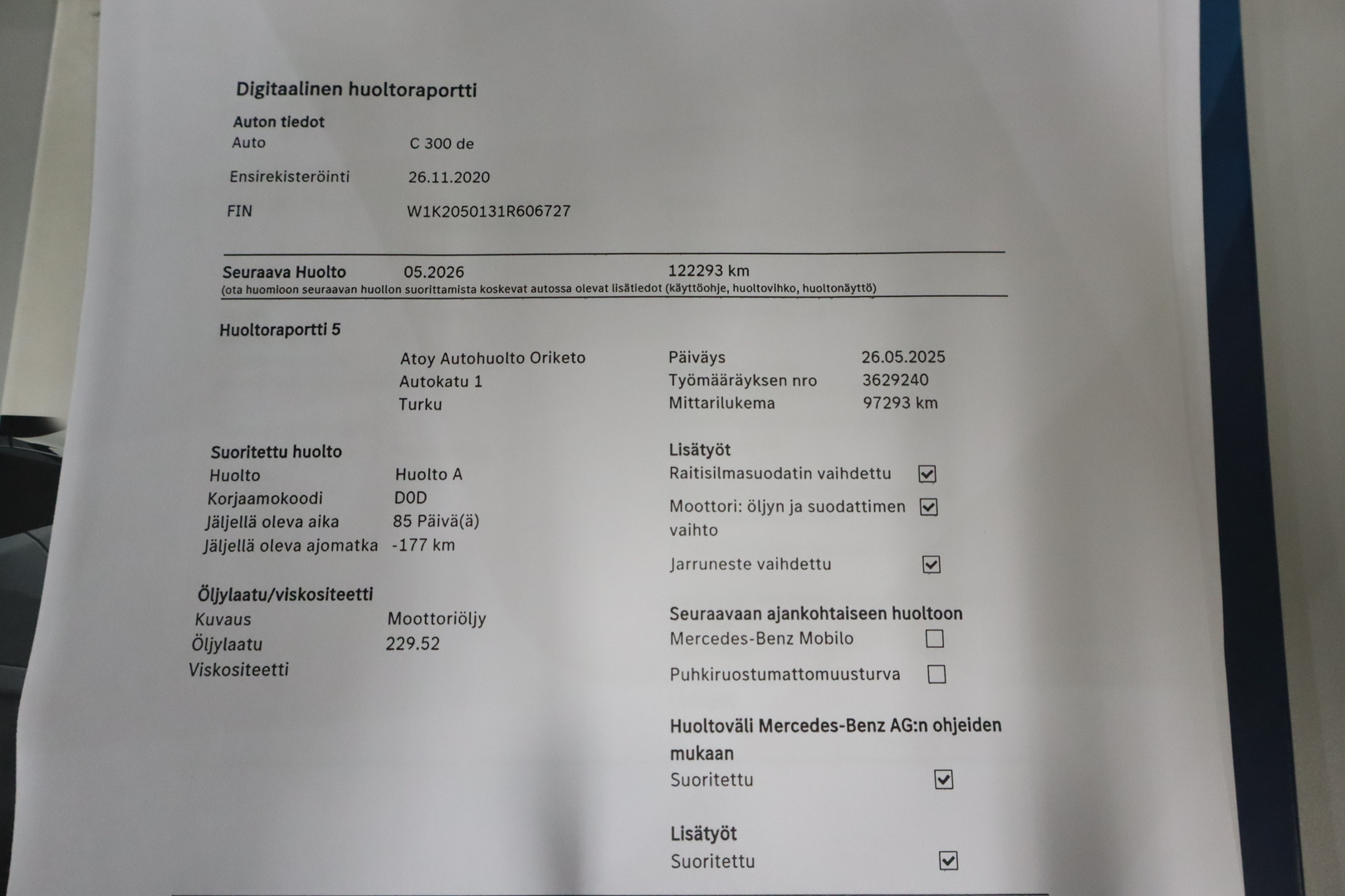 MERCEDES-BENZ C 2020