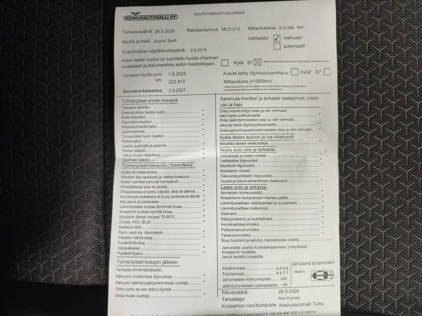 SUZUKI Swift 2019