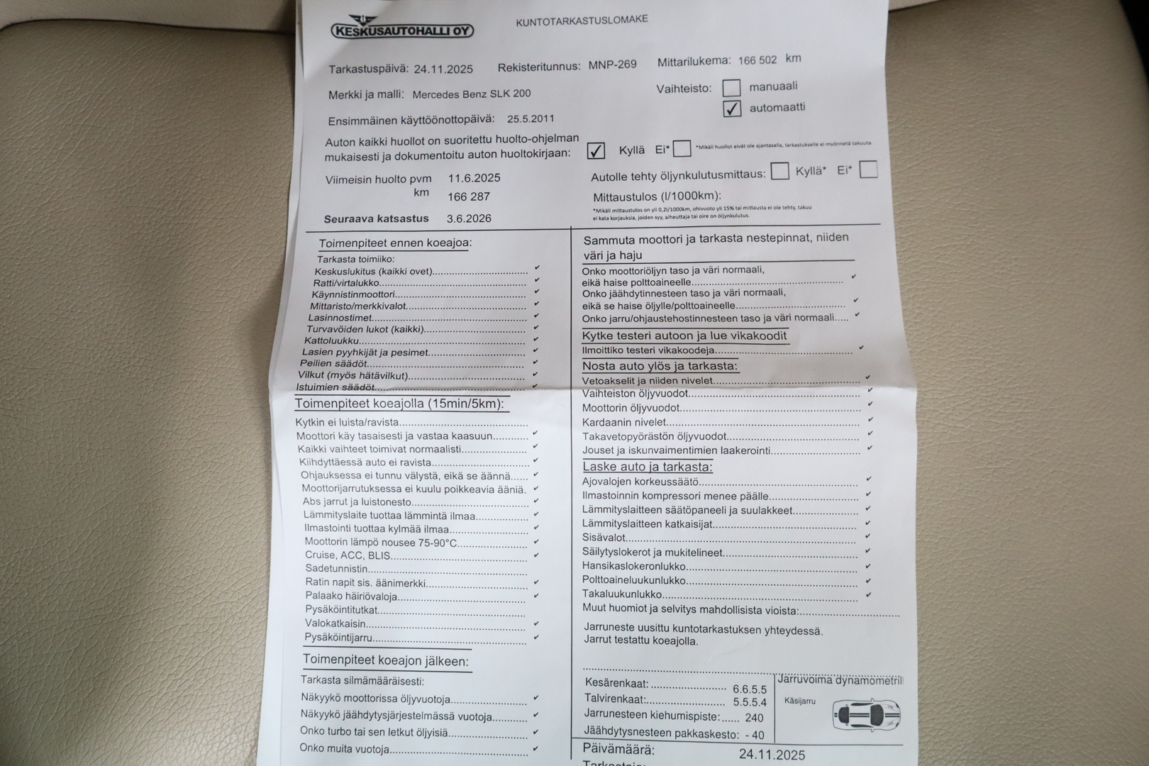 MERCEDES-BENZ SLK Avoauto 2011