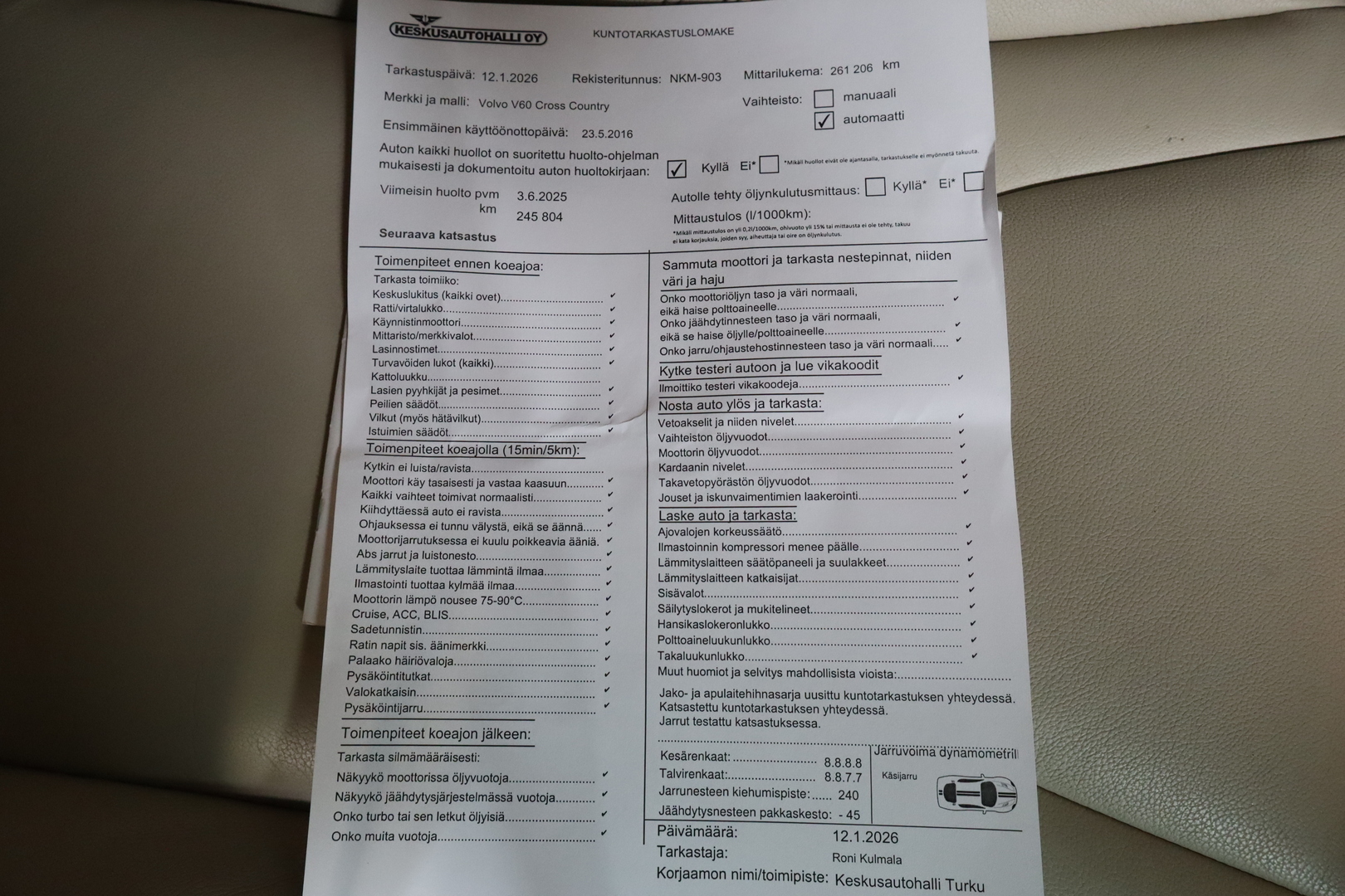 VOLVO V60 Cross Country 2017