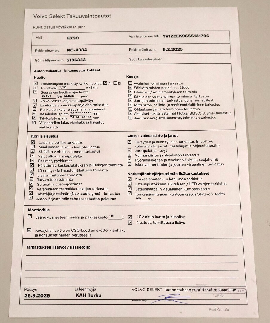 VOLVO EX30 2025