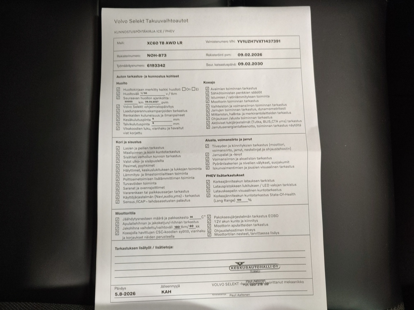 VOLVO XC60 2026