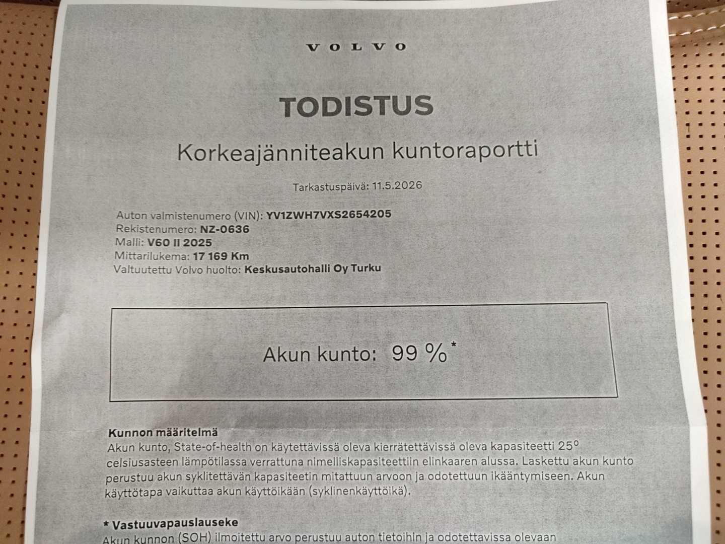 VOLVO V60 2025