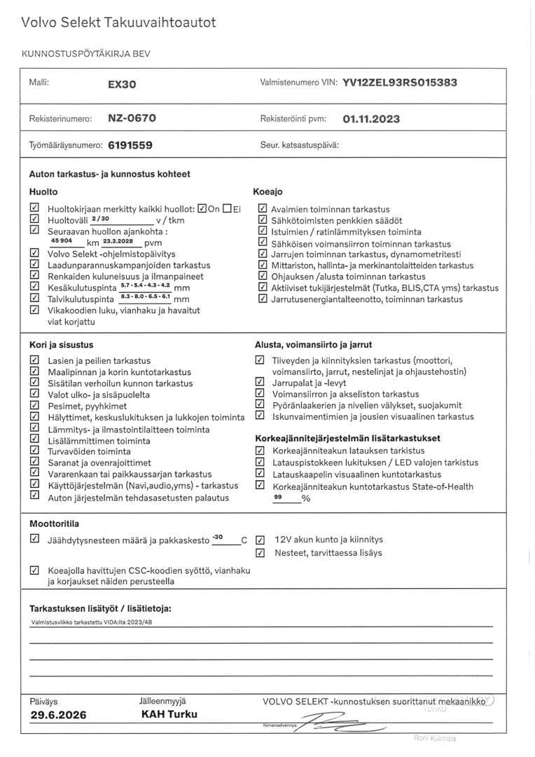 VOLVO EX30 2024