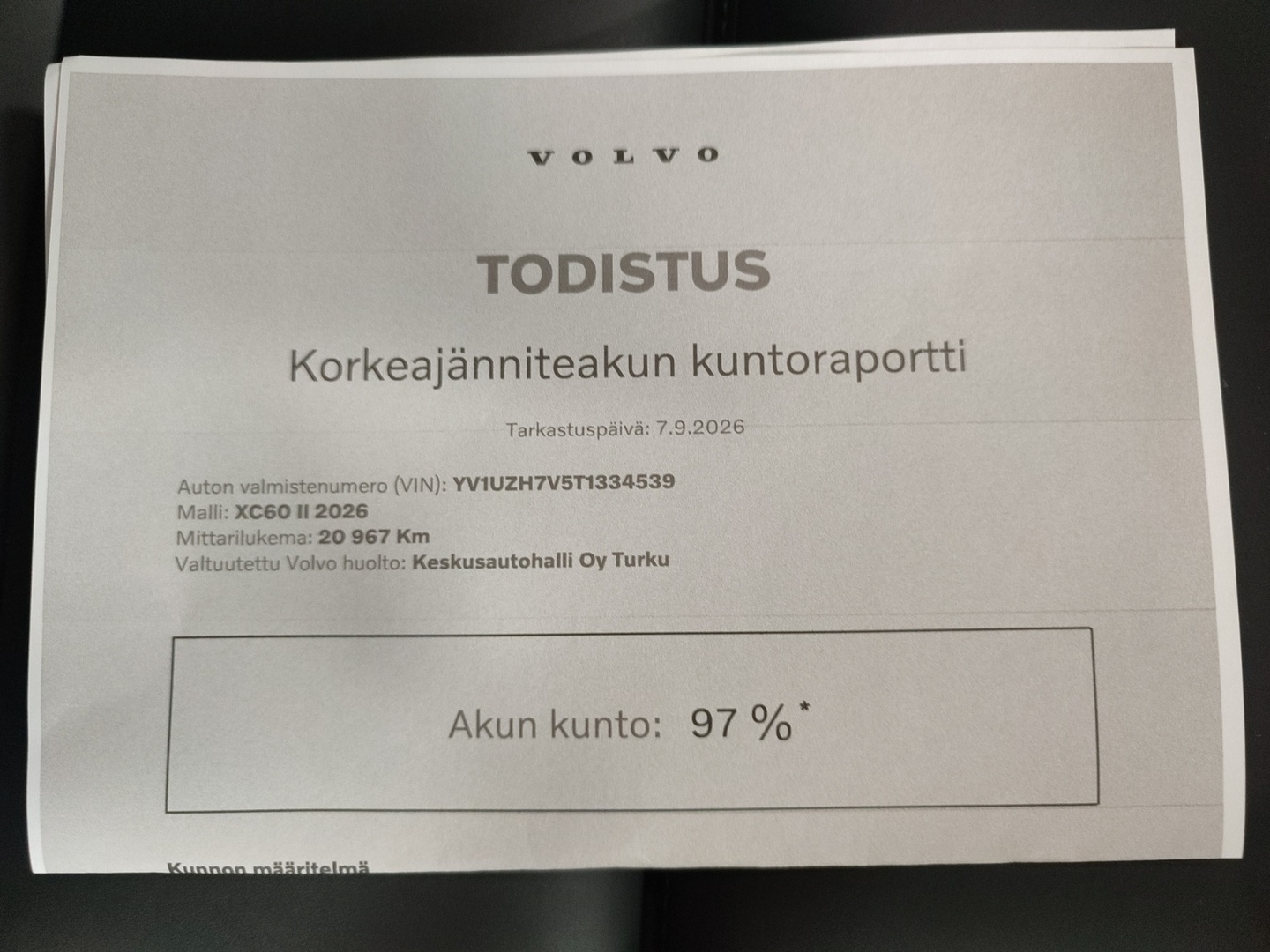 VOLVO XC60 2026
