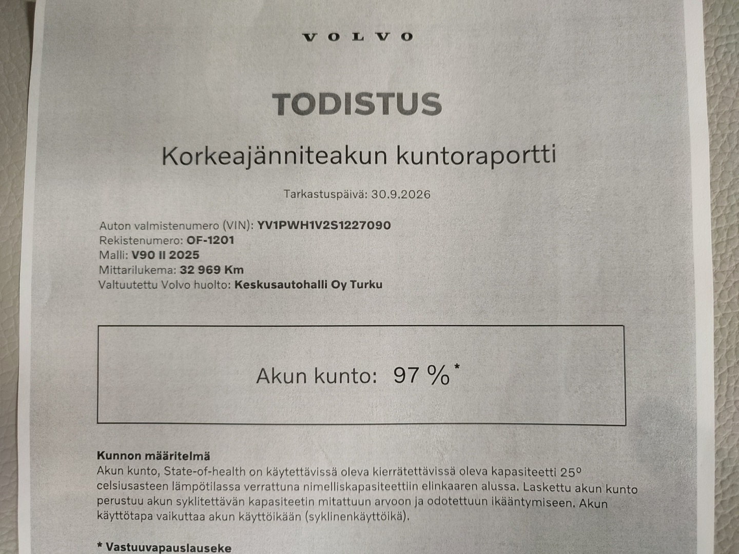VOLVO V90 2025