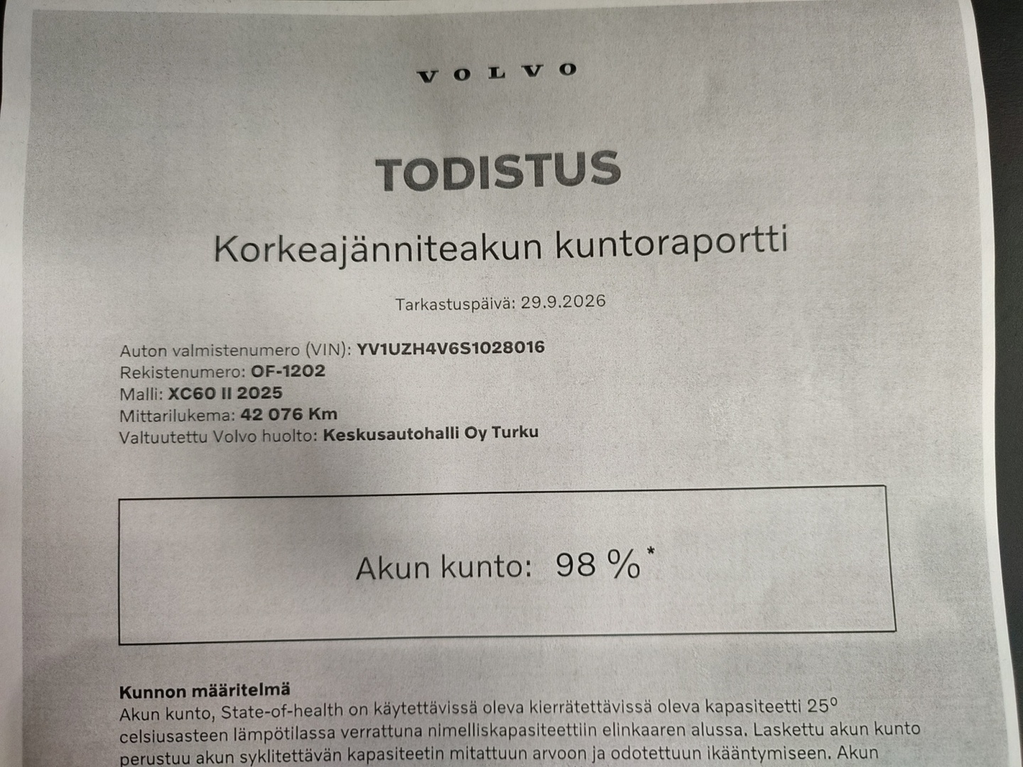 VOLVO XC60 2025