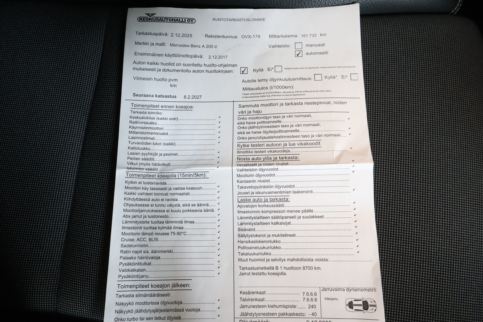 MERCEDES-BENZ A 2017