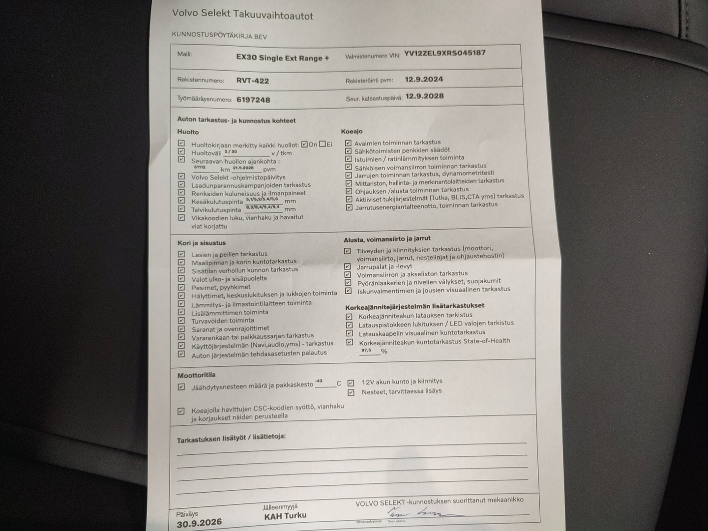 VOLVO EX30 2024