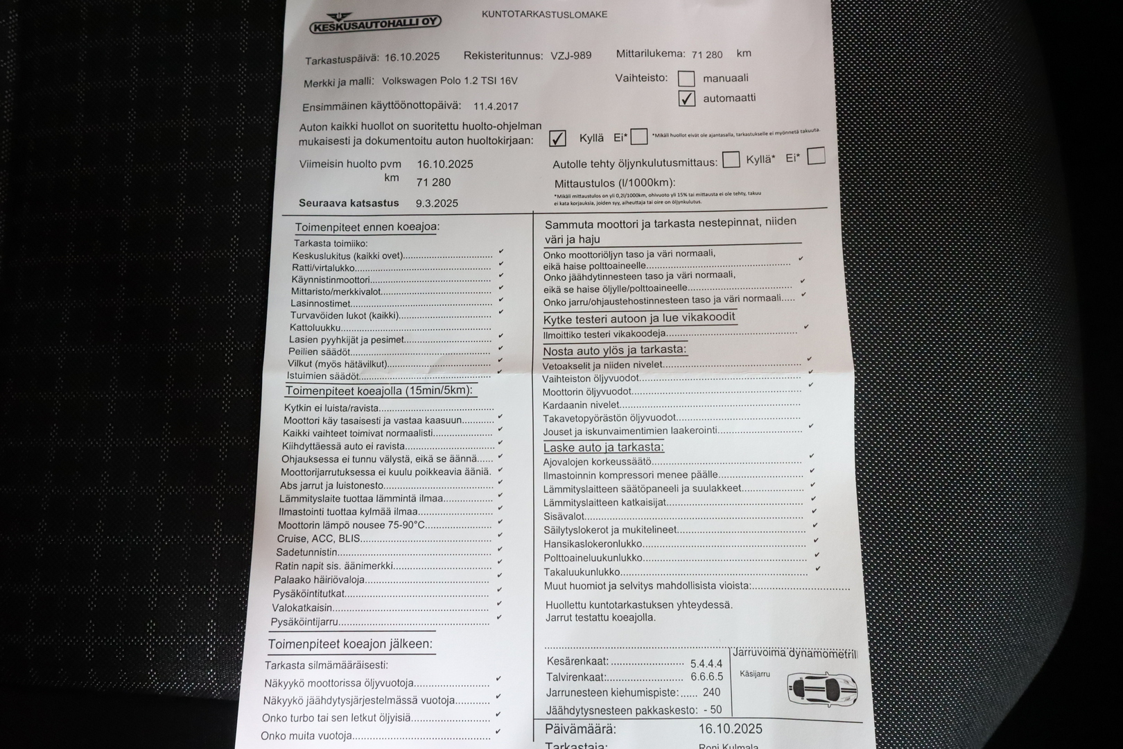 VOLKSWAGEN Polo 2017