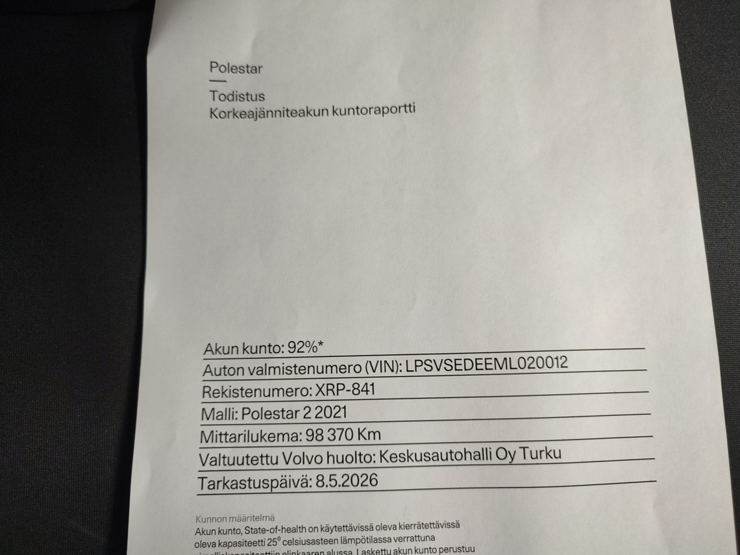POLESTAR 2 2021